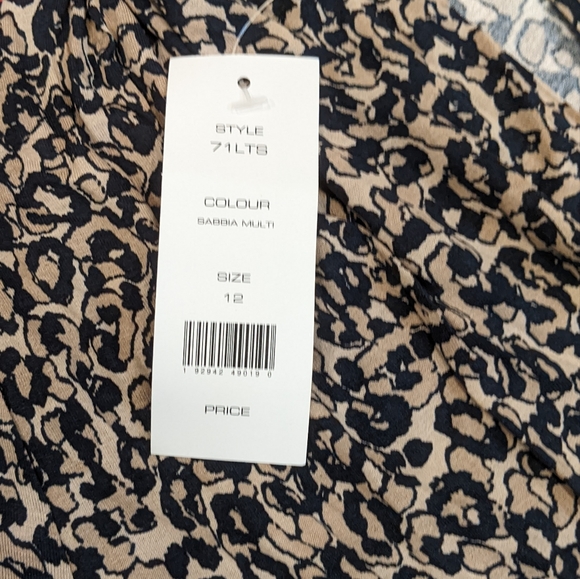 Brand New French Connection UK Sabbia Leopard Print Midi Wrap Dress - Picture 7 of 9